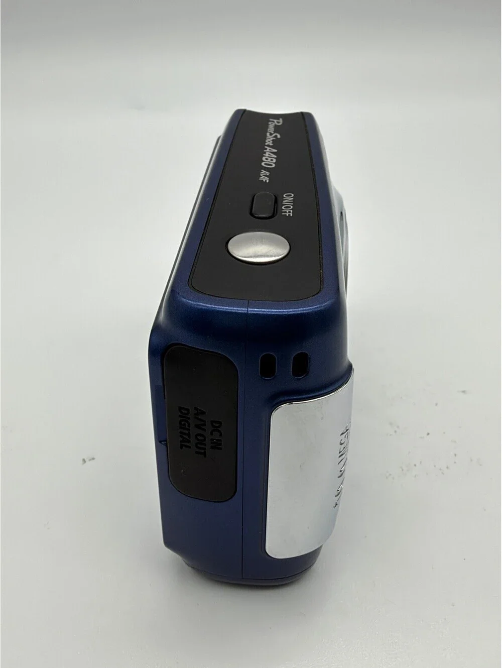 Canon‎ PowerShot A480 10MP Digital Camera Blue 3.3x Zoom Lens Error Parts Repair